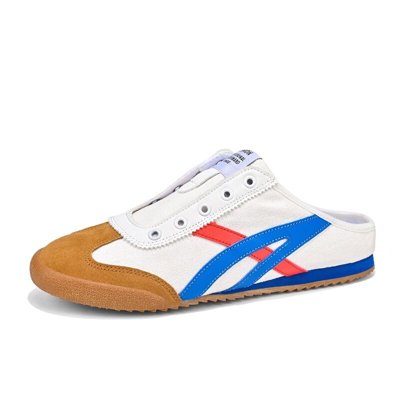 Giày nam Tiger 2023 Giày lưới một chân lười Giày vải đôi Forrest Gump Tiger