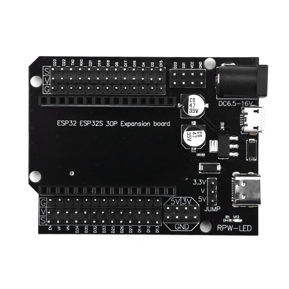 Shockley ESP32 Super Breakout Board Expansion Board 3 Types Outputs for ESP32 Module ESP-WROOM-32 ESP32 Block PCB