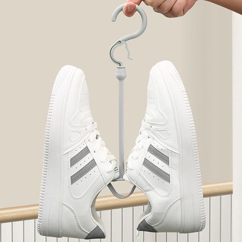 ABL Shoes Drying Rack Shoes Drying Hanger Double Hook Multi-Purpose Hanger 360 Degrees Rotatable