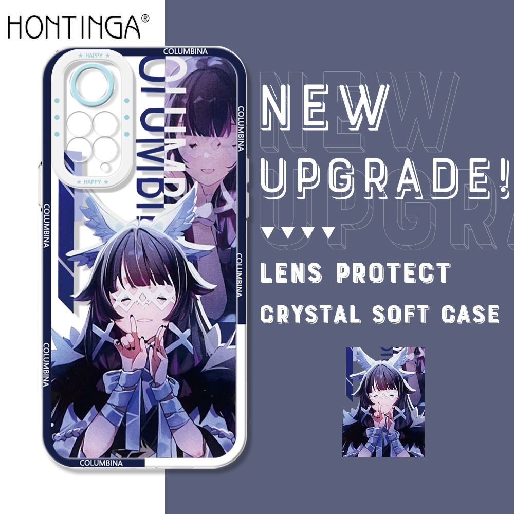 Hontinga casing case for xiaomi redmi note 11t pro+ note 11s redmi note 11 pro 5g note 12 pro 4g redmi note 8 pro note 9 note 9t note 12 4g case transparent clear case genshin impact soft silicone full cover rubber cases phone casing softcase for girls