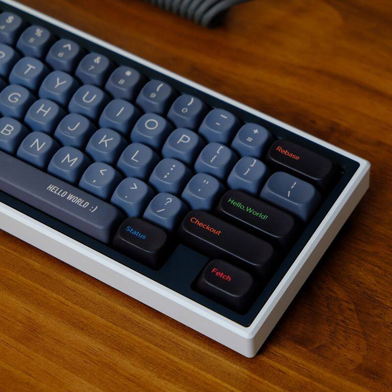 【Keycap only】gmk Keycap đen Lập Trình Viên 126 phím Moa hồ sơ PBT thăng hoa cho công tắc Cherry MX Bàn Phím Cơ RK61/Anne Pro 2/gk61