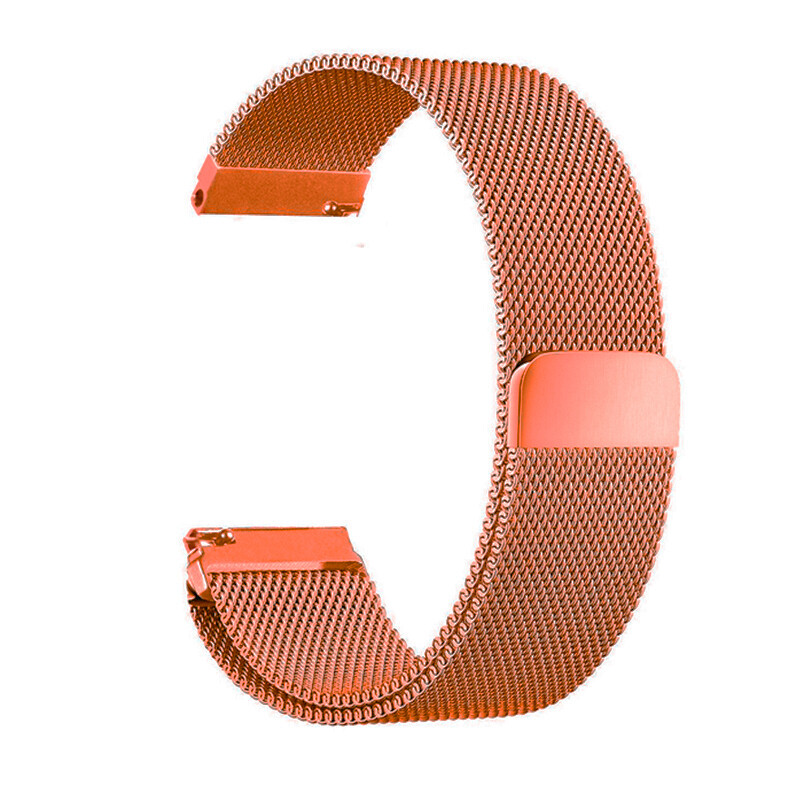 20mm Milanese Stainless Steel Band Strap For Garmin Vivoactive 3 /Forerunner 645 245 / Venu Sq /Venu