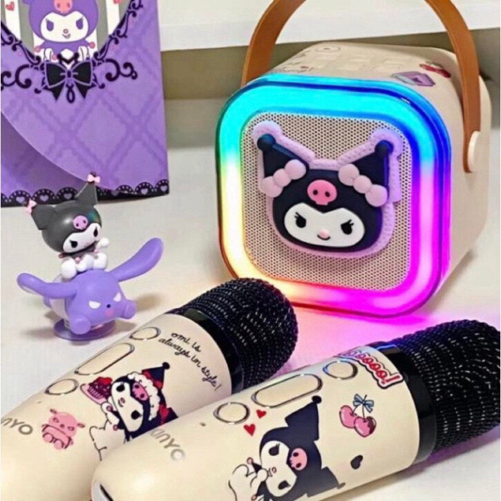 New K12 Bluetooth Speaker Bluetooth Speaker Blutooth Speaker Megaphone Dual Microphone Portable Karaoke Speaker USB TF AUX Portable Bluetooth Speaker