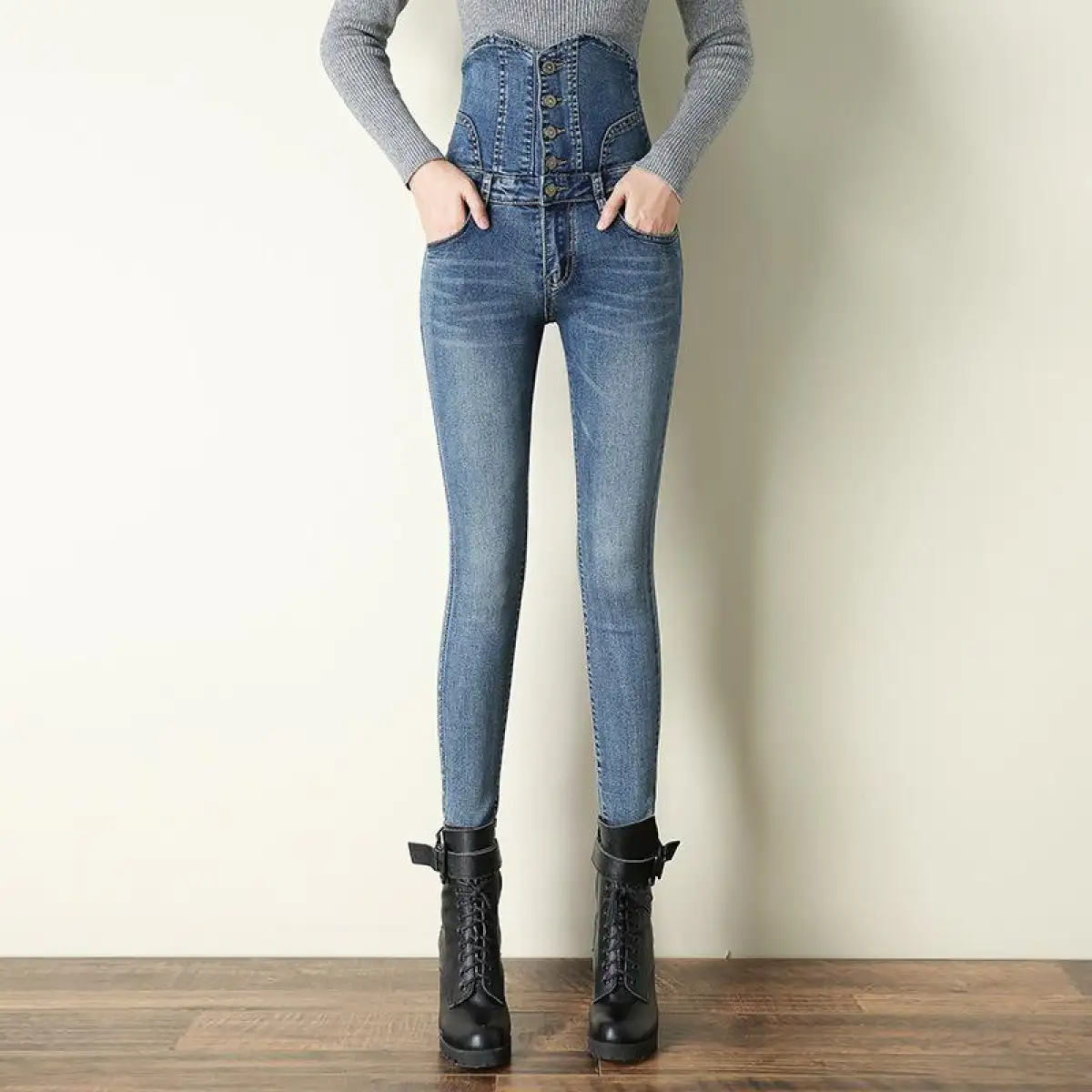 seluar jeans perempuan plus size
