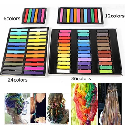 Fashion Easy Temporary Colors Non toxic Hair Chalk Dye Soft Hair Pastels Kit Newest Hair Color