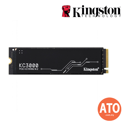 Kingston KC3000 PCIe 4.0 NVMe M.2 SSD (512GB/1024GB/2048GB) High