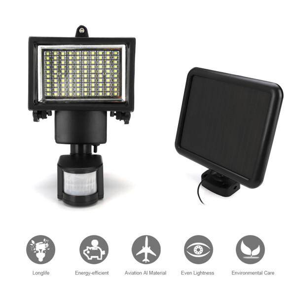 【Free Vận Chuyển + Đèn Flash Deal】 100LED Năng lượng mặt trời Cảm Biến Chuyển Động Siêu Sáng chống nước Ngoài Trời Sân Vườn An Ninh Đèn Tường