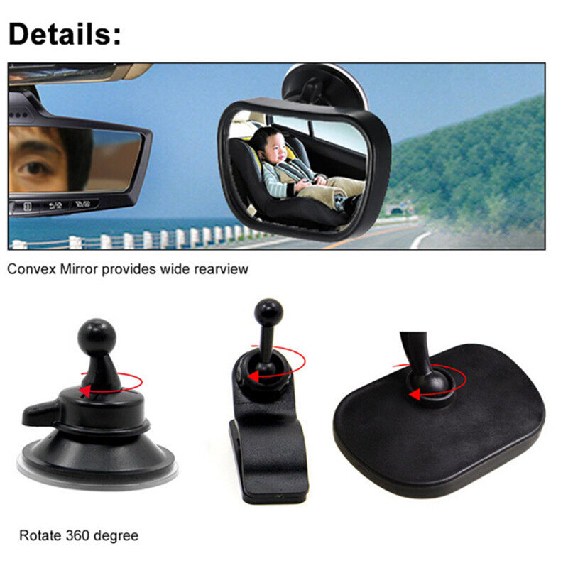 Car Baby Back Seat Rear View Mirror for Infant Child Toddler Safety ...