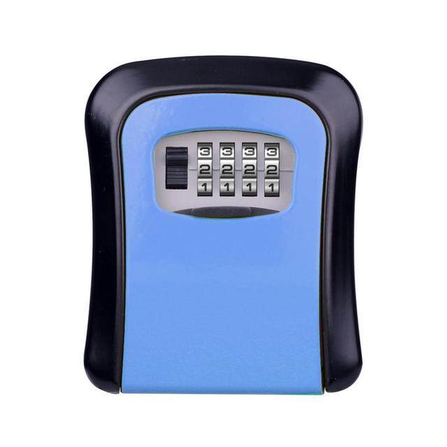 Key Lock Box Wallmounted Plastic Key Safe Code Lock 4 Digits Combination Password Key Storage