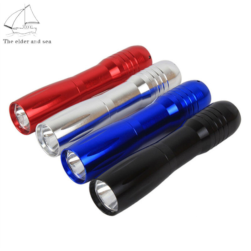 Elder Sea Led Small Torch Baseball-style Light Weight Portable Mini Flashlight Hand Held Torch