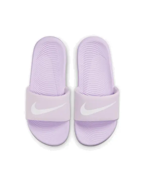 nike kawa slide on feet