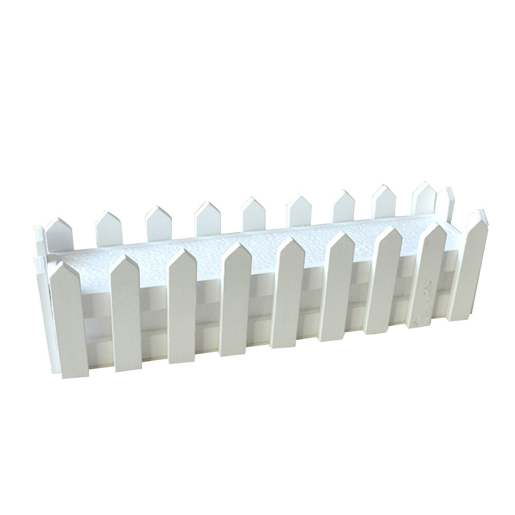 Sanwood® Wooden Flower Pot Fence Plant Basket Container Planter Home Garden Wedding Decor