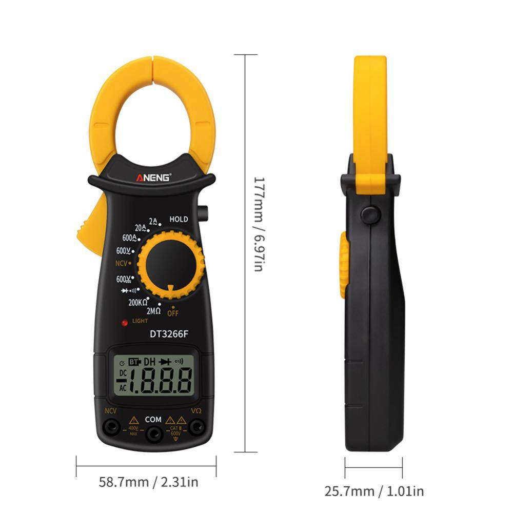 【ANENG】Digital Amper Clamp Meter Multimeter NCV Current Clamp Pincers Voltmeter