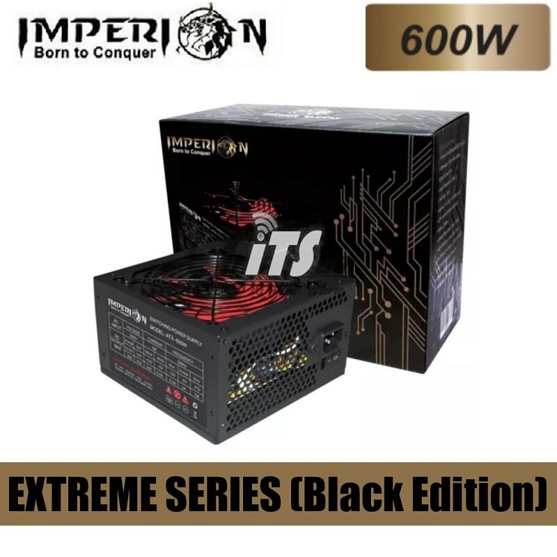 Imperion 600w Extreme Series Black Edition Atx Power Supply Unit Lazada 3586