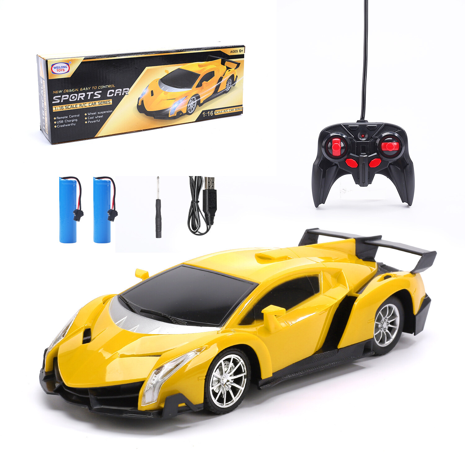 Remote Control Car, Holyton RC Toy Cars, 1/18 Scale Electric Model ...