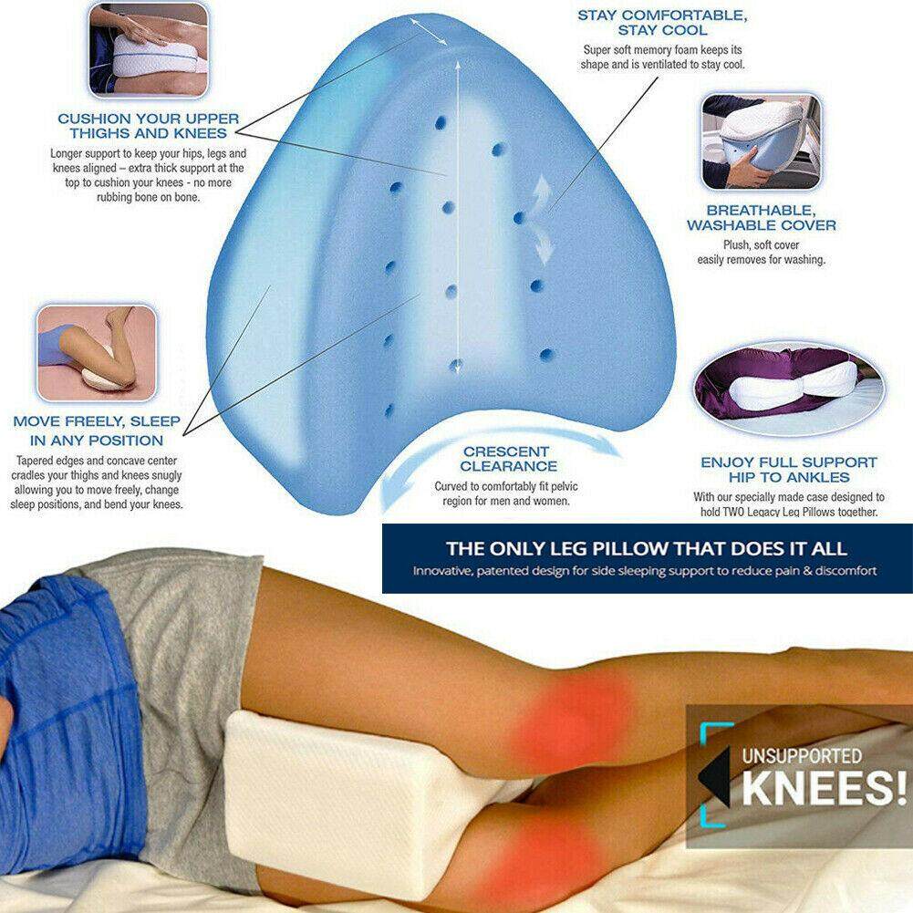 Bedding Comfort Contour Memory Foam Leg Pillow Relief Back Hip