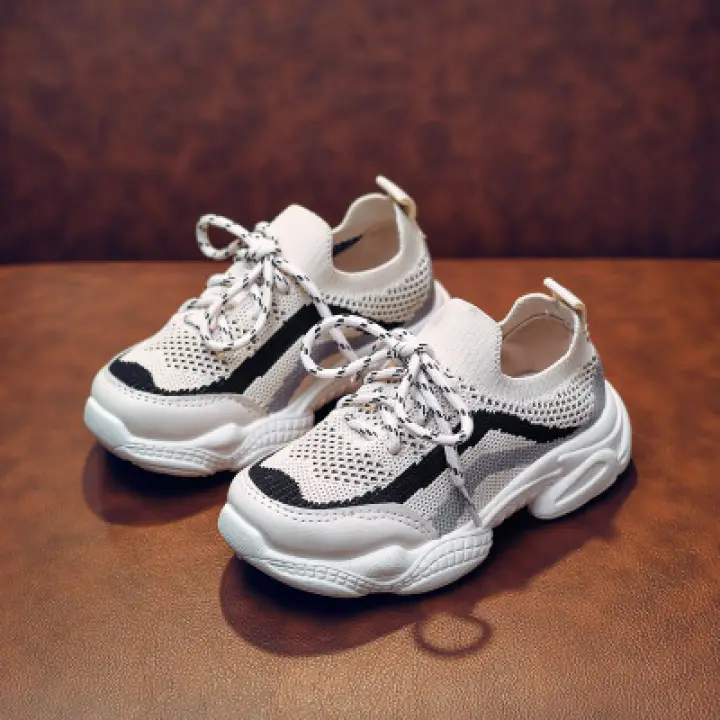 British Next Kiss Children S Spring And Autumn Sneakers 2020 New Knitted Breathable Mesh Clunky Sneakers For Boys And Girls Lazada Singapore