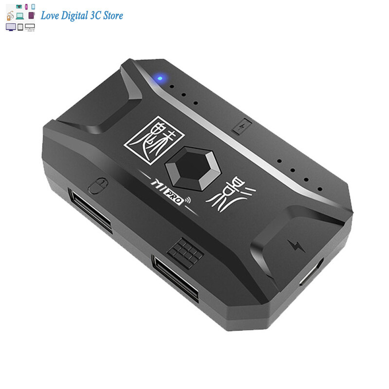 M1pro Bộ Chuyển Đổi Tay Cầm Chơi Game Plug-Paly Bộ Điều Khiển Di Động 5.0 Tương Thích Bluetooth Bộ Chuyển Đổi Chuột Bàn Phím Chơi Game