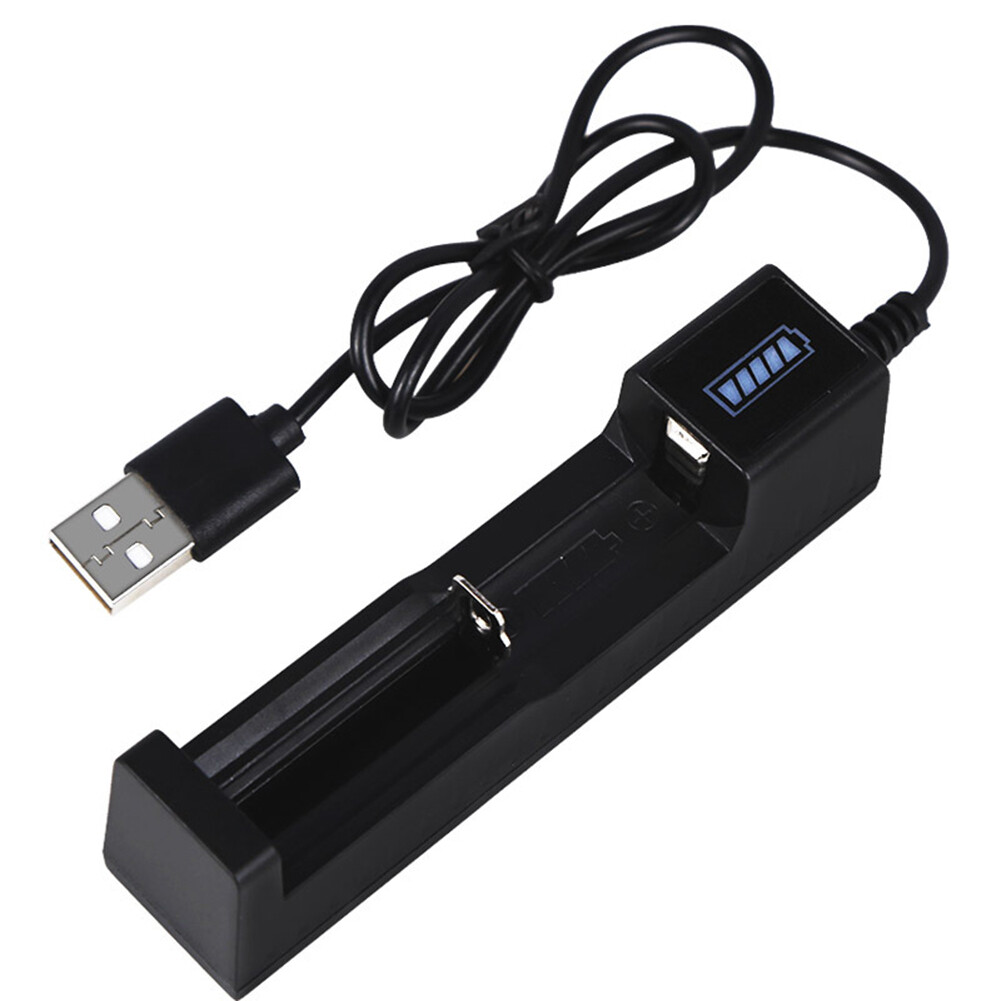 Zhanxing 1 Slot USB Port LED Indicator Smart Charger Adapter for Rechargeable Battery