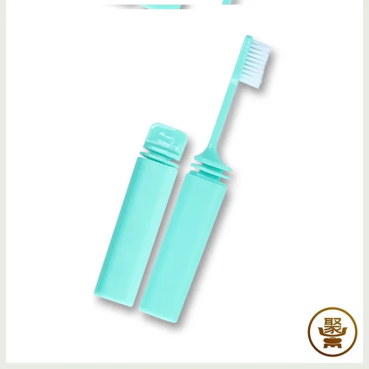 mini toothbrush on the go
