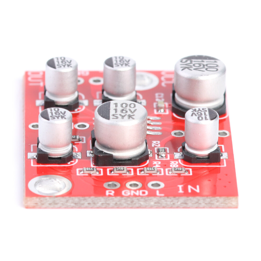 [Moscow Six] Bảng Mạch Khuếch Đại Tiền Khuếch Đại Âm Thanh Nổi DC 5-15V AD828 Mô-đun Tiền Khuếch Đại