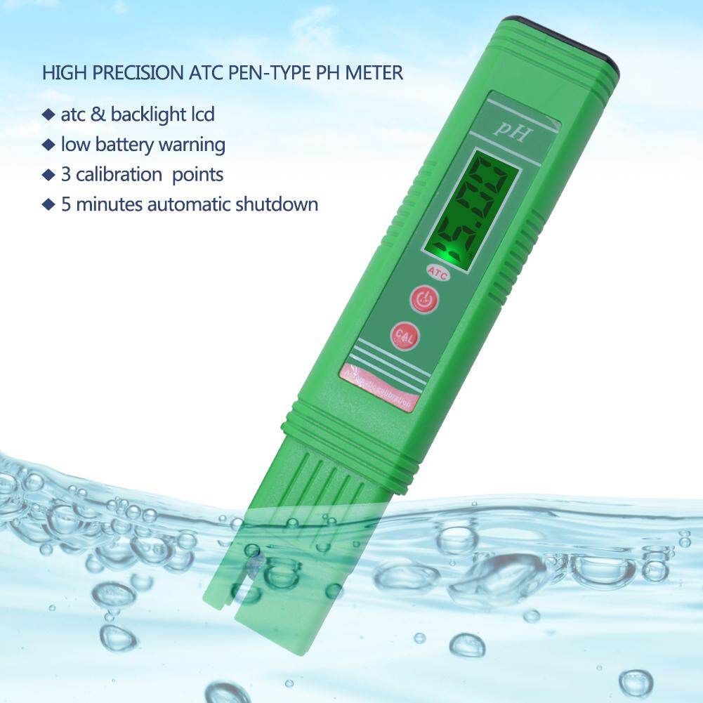 Professional pH-006 Pen-Type pH Meter with Automatic Temperature Compensation Portable Water Quality Analysis Tool