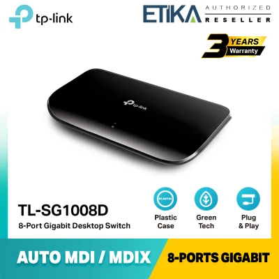 TP-Link TL-SG1008D 8-Port Unmanaged Pure-Gigabit Switch (10/100/1000Mbps)