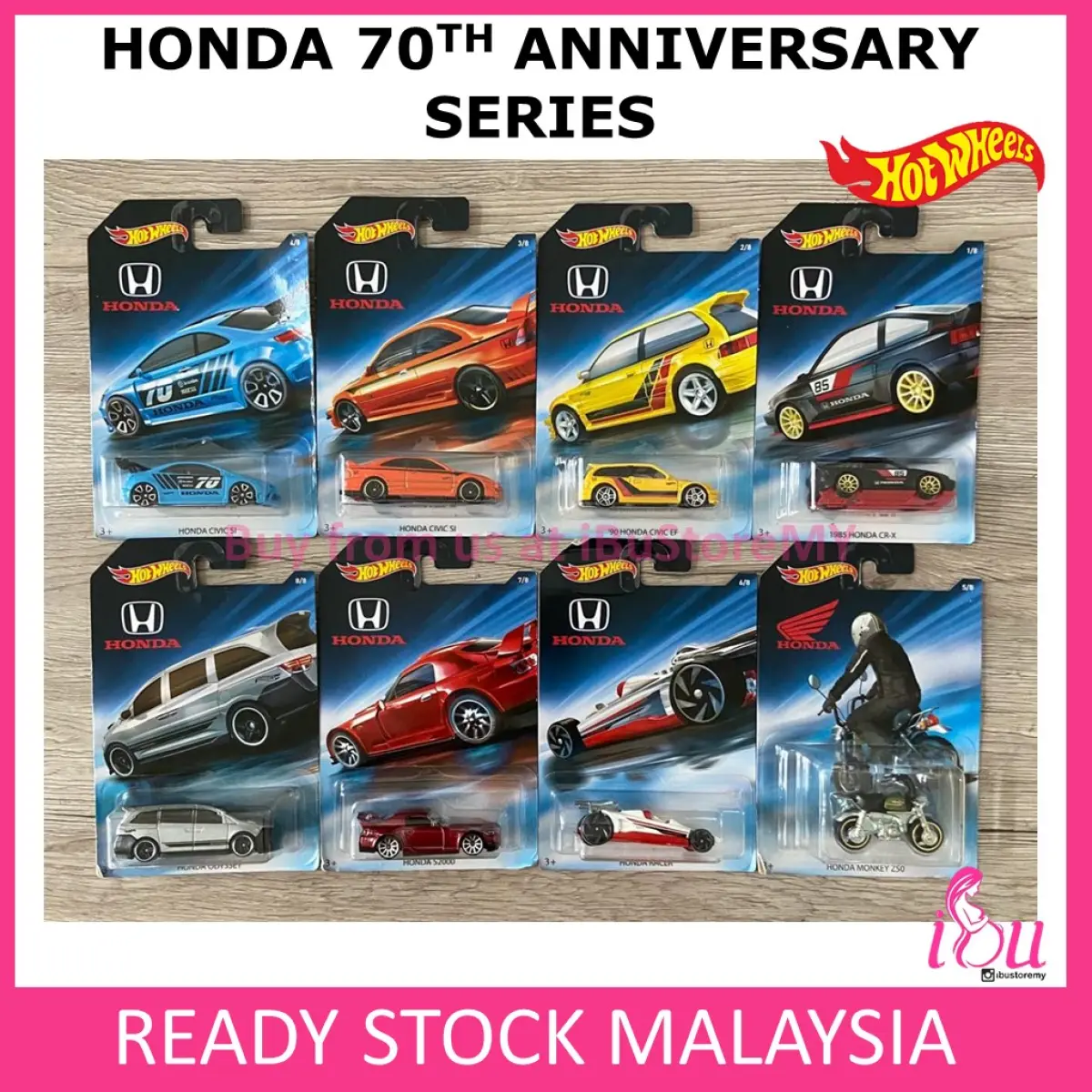 honda 70th anniversary hot wheels