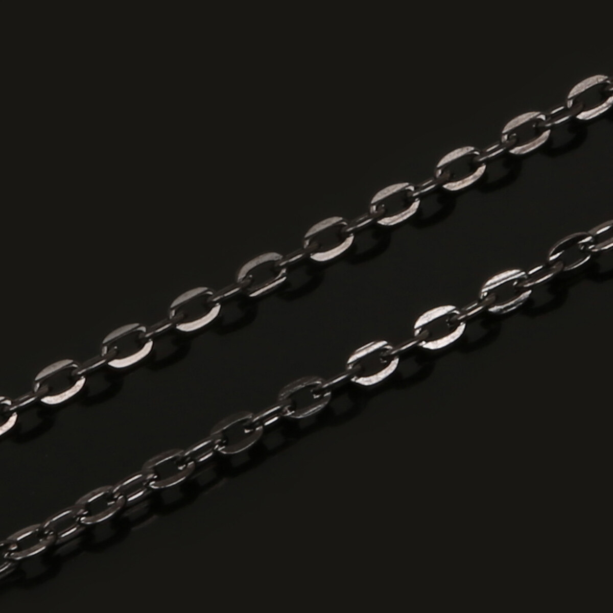 5 Meter 4x3mm Iron Link Chain Flat Cross Chains For Necklace DIY Jewelry Making Bracelet Anklet Glasses Chain Supplies Accessories