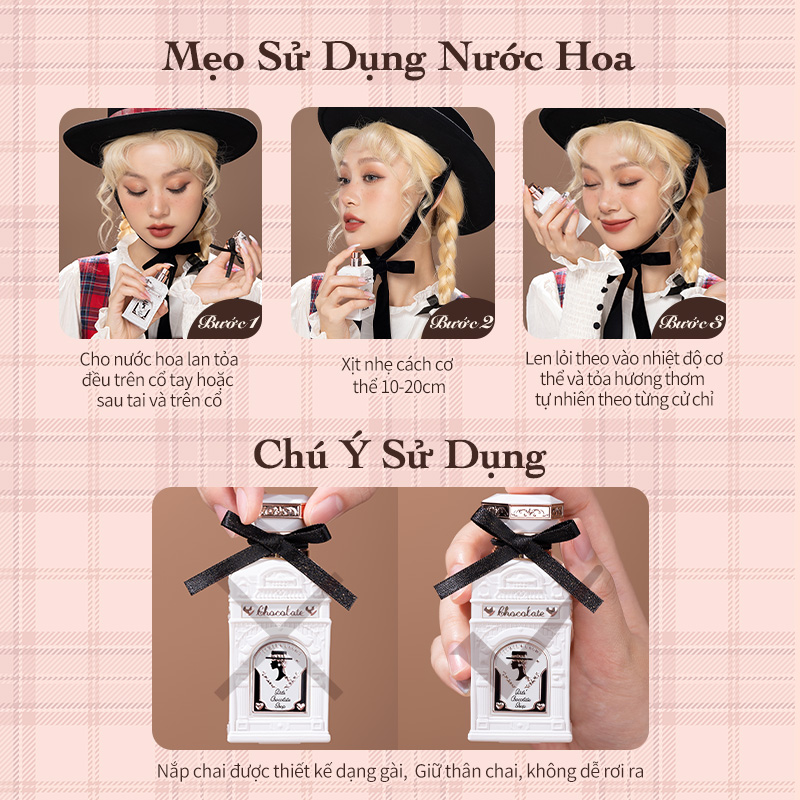 FlowerKnows Nước Hoa Sô Cô La Dòng Sô Cô La 50ml
