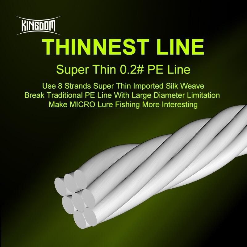 Thinnest fishing clearance line