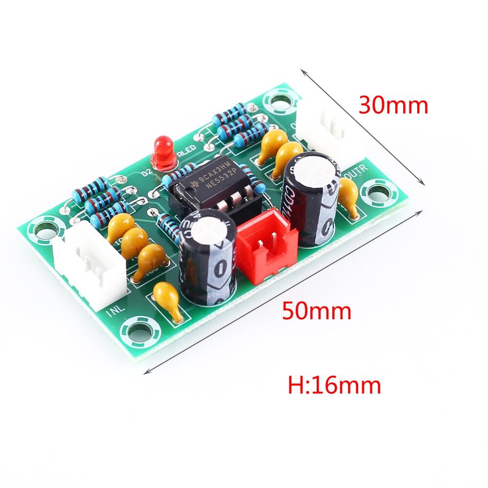 Hoạt động Bộ tiền khuếch đại mô-đun ne5532 khuếch đại bảng điều khiển phía trước âm thanh kỹ thuật số mô-đun