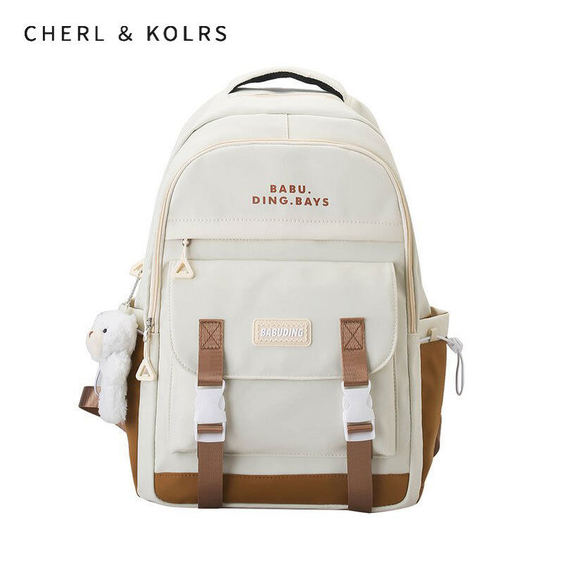 C&K Women's School Bag Junior High School High School College Backpack Large Capacity Backpack