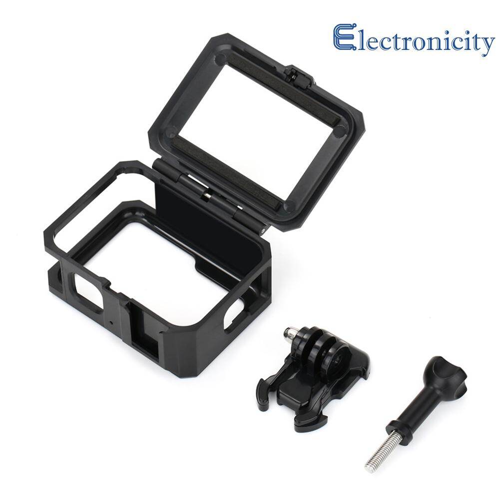 Black Housing Frame Case for GoPro Hero 10 9 Protective Cage Camera Cold Shoe Mount