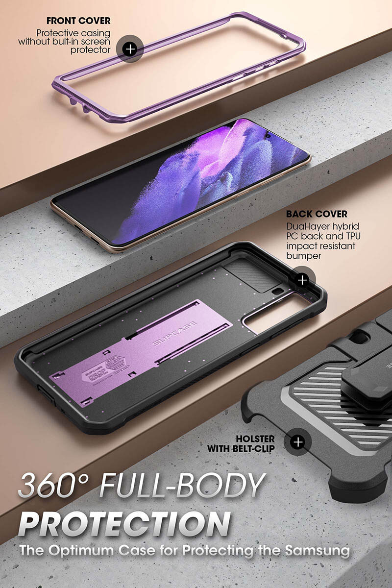 SUPCASE UB Pro Dành Cho Samsung Galaxy S21 Plus 5G Ốp (Bản Phát Hành 2021) Mà Không Cần Màn Hình Bảo Vệ Ốp Lưng Chắc Chắn Và Chân Đế