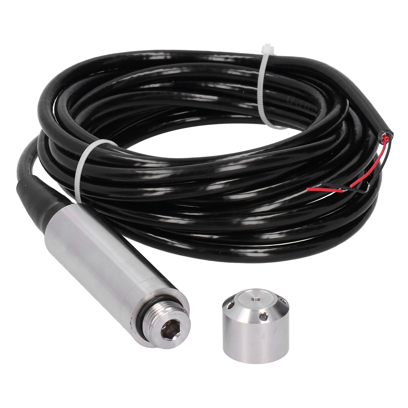 YB‑2J‑F Liquid Level Transmitter 5m Cable Water Level Sensor Detector 12‑32VDC 4‑20mA 0-4m