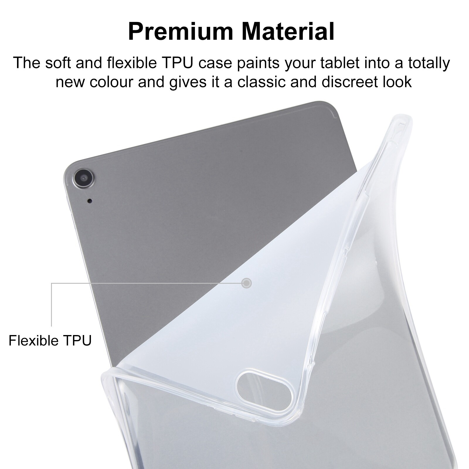 For Xiaomi Pad 6 / Pad 6 Pro TPU Tablet Case(Black)