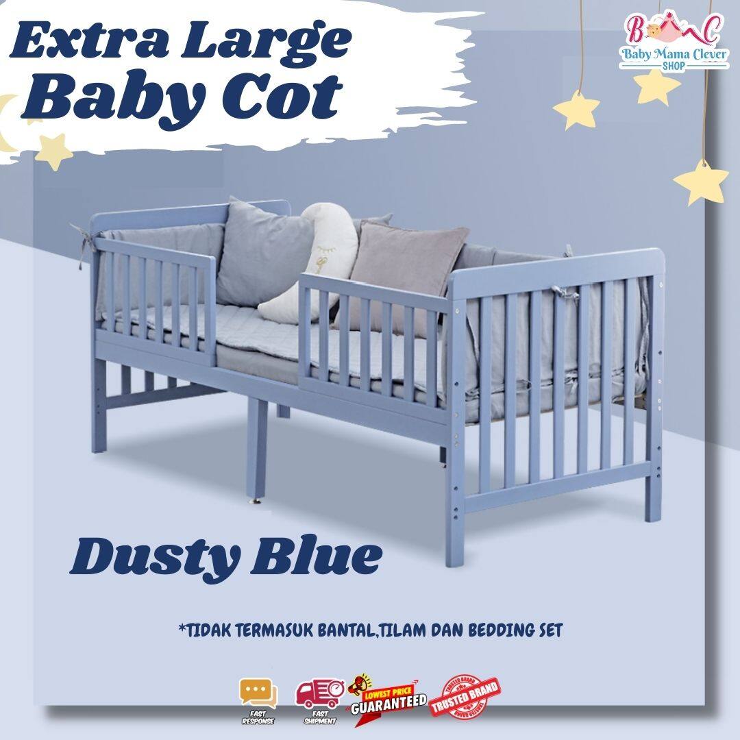 Extra large best sale baby cot