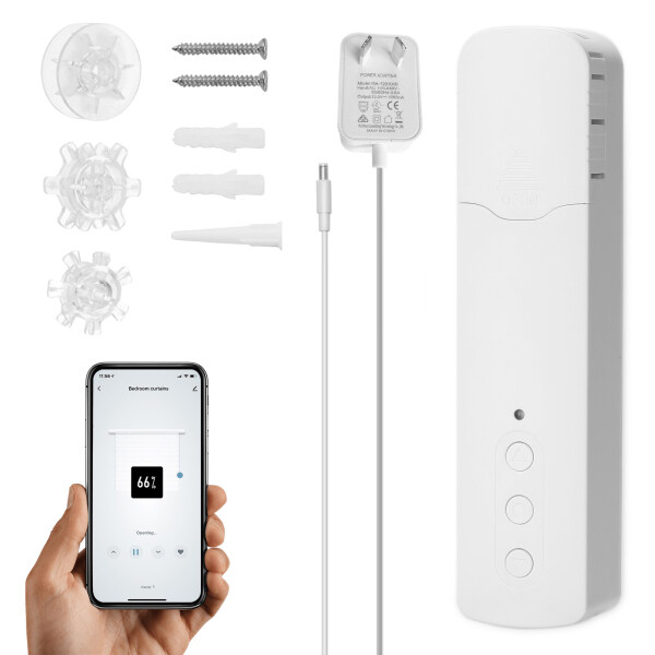 Smart Sensor Tuya ZigBee TM616EGZT Động Cơ Rèm Hạt Kéo Thông Minh Động Cơ Rèm Điện Khách Sạn Gia Đình Thông Minh Điều Khiển Bằng Ứng Dụng Điện Thoại Di Động Điều Khiển Bằng Giọng Nói Tương Thích Yên Tĩnh Với Alexa Go-Ogle Home