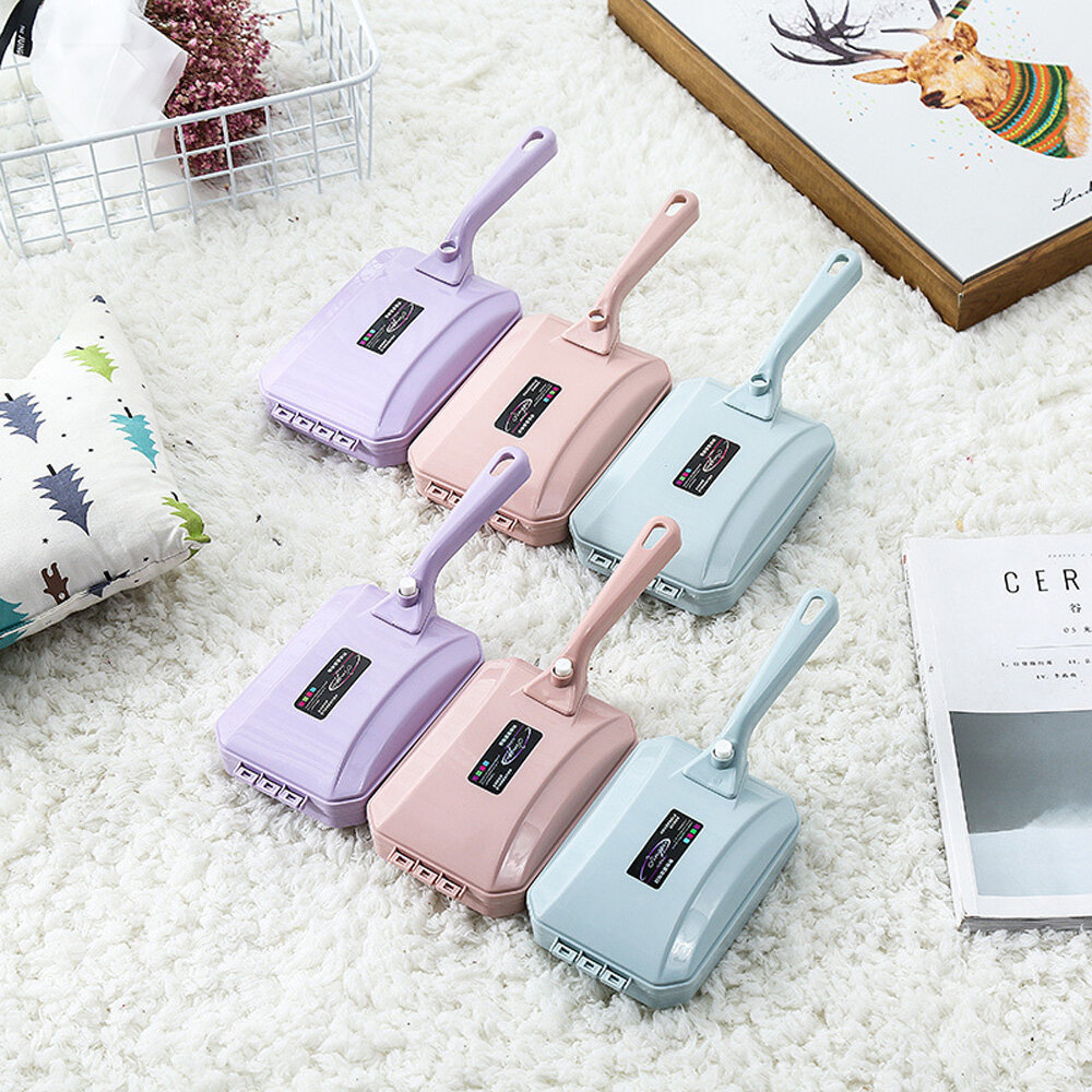 Handheld Plastic Cleaning Tools Rug For Carpet Table Sofa Bed Household Crumb Roller Brush Cleaner Sweeper Lint Rollers