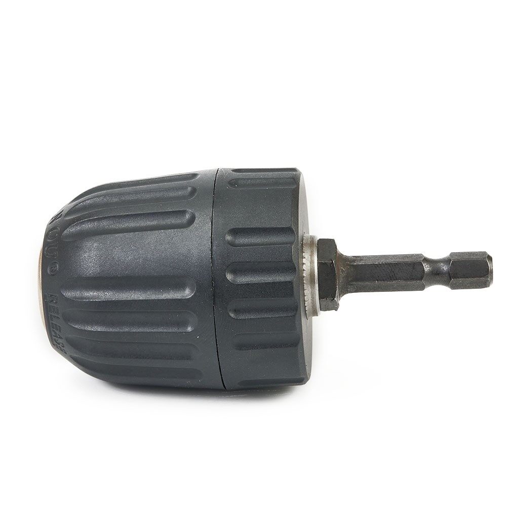 Keyless Drill Bit Chuck Quick Change Hex Shank Driver For Impact Wrench Socket Adaptor Converter