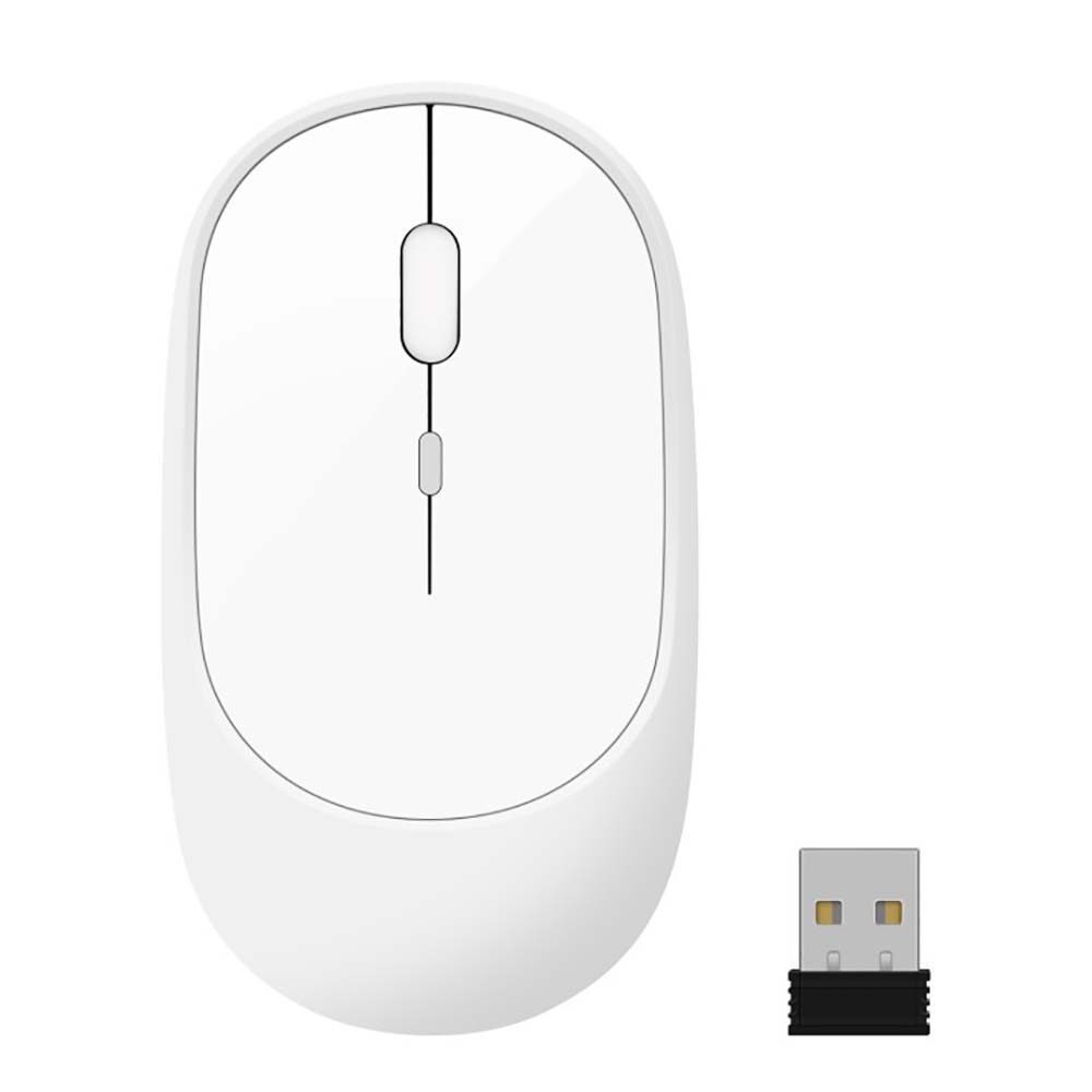 BOKEWU Chuột Không Dây Chuột Im Lặng Bluetooth Chuột Máy Tính USB Chuột Quang 2400 DPI Chuột Công Thái Học Cho Máy Tính Xách Tay Máy Vi Tính