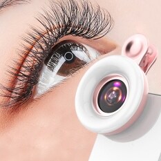 [Bán chạy] Đèn chiếu sáng phụ điện thoại di động 15X Ống Kính Macro Selfie cầm tay đèn Led đèn Flash Kính lọc kẹp vạn năng