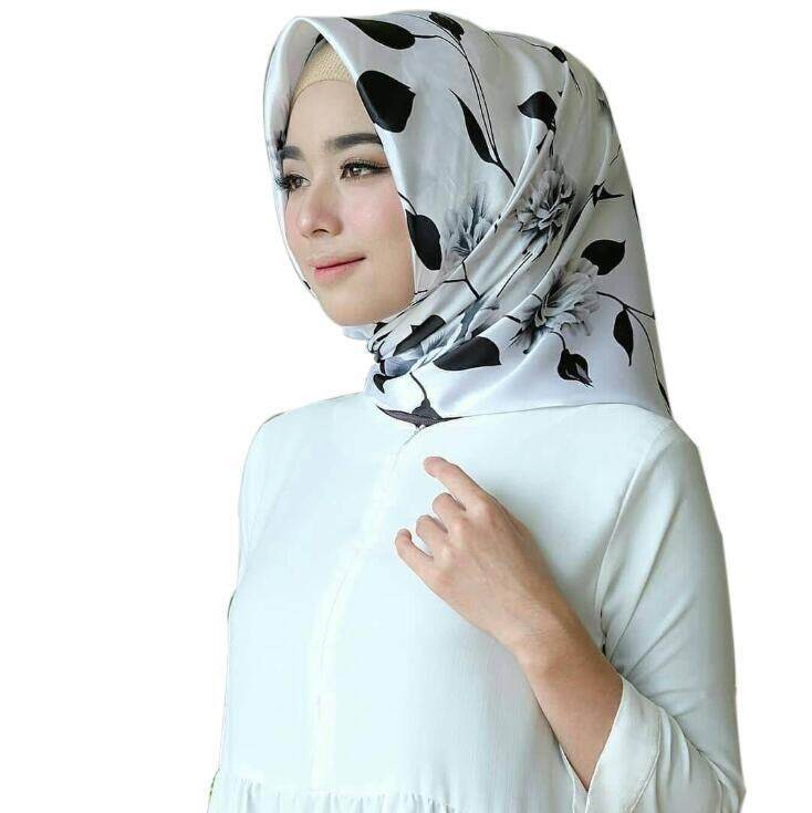 Muslim Woman Khimar Instant Hijab Caps Headscarf Glitter Foulard Bonnet Overhead Long Head Scarf Hijaab Islamic