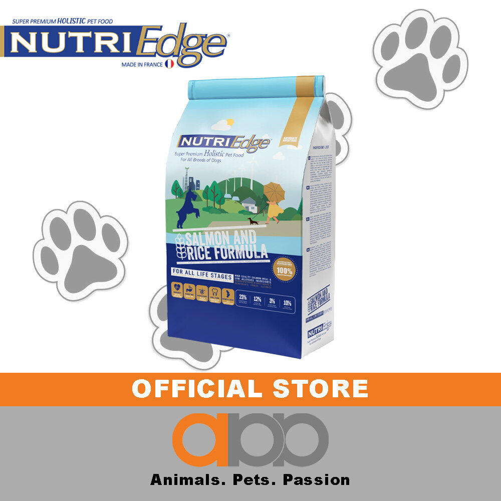 NutriEdge Salmon Rice Formula All Life Stages Holistic Dog Food