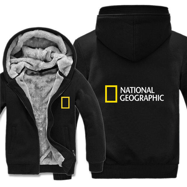 national geographic sweatshirt running man