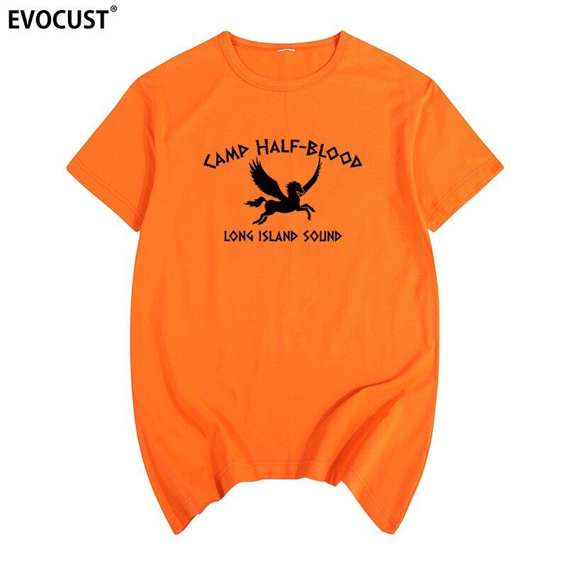 Men's Large T-shirt
 Camp Half Blood Long Island Sound Percy Jackson Summer T-Shirt Cotton Men T Shirt New Tee Fashion Casual