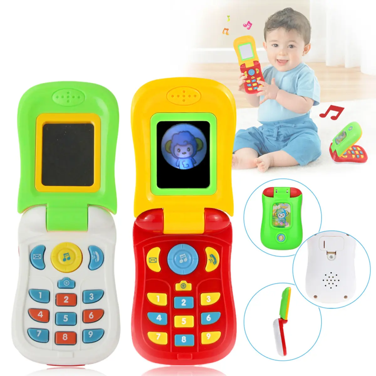 kids toy flip phone