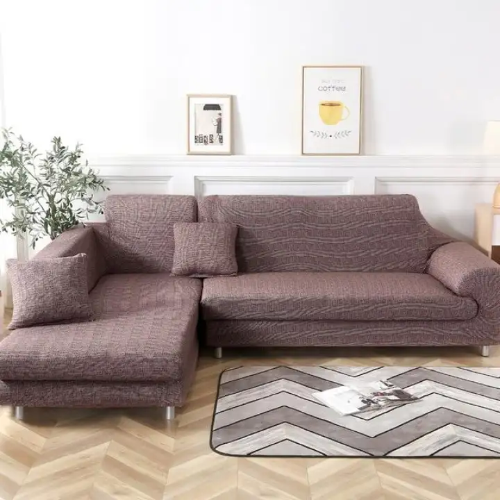 L Shape Sofa Covers Spandex Sectional Sofa Corner Couch Cover