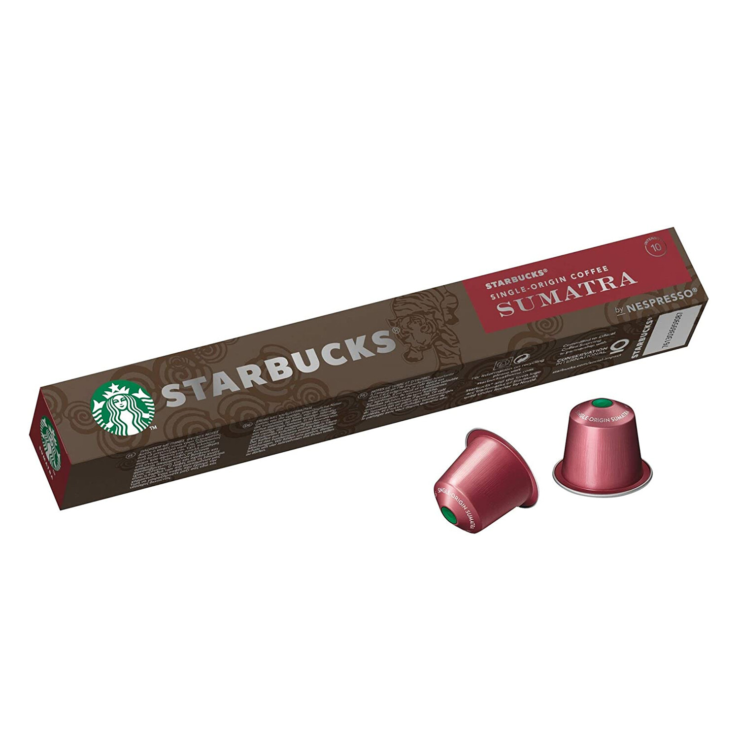 Starbucks Single-Origin Sumatra by Nespresso Dark Roast Coffee Capsules10  capsules | Lazada